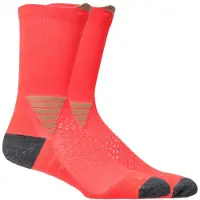 Asics Fujitrail Crew Sock Calze da running (43-46, rosso)