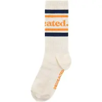 DEDICATED Sport Socks Ullevi Logo Calze casual (41-45, beige/bianco)