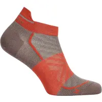 Icebreaker Women's Merino Run+ Ultralight Micro Calze da running Donna (35-37, marrone/rosso)