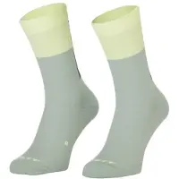 SCOTT Block Stripe Crew Calze da ciclismo (36-38 - S, grigio)