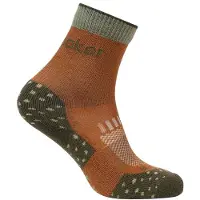 Icebreaker Kid's Merino Hike+ Light Crew Calze da trekking Bambini (30-32, marrone)