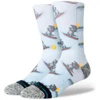 Stance Later Gator Crew Calze casual (38-42, grigio)