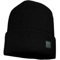 Maximo Kid's Beanie mit Umschlag Berretto Bambini (49-51 cm, nero)