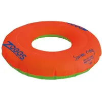 Zoggs Kid's Swim Ring Galleggiante per nuoto (3-6 years, orange/verde)