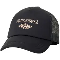 Rip Curl Women's Classic Surf Icon Trucker Cappellino Donna (One Size, nero/grigio)
