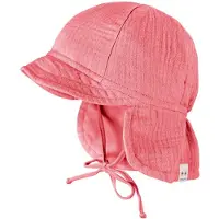 Maximo Kid's Mini Schildmütze Musselin Cappellino Bambini (45 cm, fuchsia)