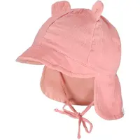 Maximo Baby's Bonnet with Ear and Neck Protection Cappellino Bambini (45 cm, fuchsia)