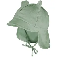 Maximo Baby's Bonnet with Ear and Neck Protection Cappellino Bambini (47 cm, verde)