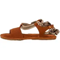 El naturalista per donna. 256851123005_023 N5685 Sandali in pelle marrone Satya (36), Basso, Stringhe, Casual