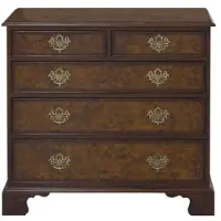 Casa Padrino cassettiera in stile liberty con 5 cassetti marrone / testa di moro 92 x 52 x h. 86 cm - Qualità eccellente