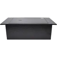 Yale Cassaforte da pavimento Y-FLS0000 Accesso con chiave Nero, 4,3 L, 2 chiavi