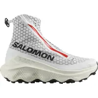 Salomon - Scarpa trail - S/Lab Ultra White / Fiery Red / Vanilla Ice in Pelle - Taglia 42 - rosso
