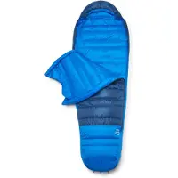 Rab Ascent -12C / 10F Sacco a pelo in piuma (Regular Wide - Body Size: 185 cm, blu)