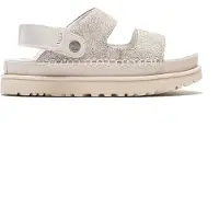Ugg per donna. 1177852 Sandali Goldenstar Crackle Glide color tortora (38), Pelle, 3 a 5cm, Velcro, Casual, Taupe