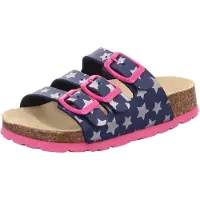 Superfit Sandalo blu scuro / rosa / argento