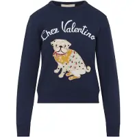 Valentino Felpa Chez in cotone con patch