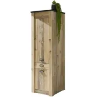 Furn.Design Colonna cucina "Stove" in legno Colonna cucina con chiusura soft-close 62 x 201 cm