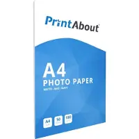 PrintAbout Carta fotografica Premium Matt A4 180 g/m² (50 fogli)