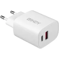 Lindy Caricabatterie Da Parete Usb-a E Usb-c 20w