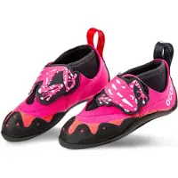 Ocun Kid's Ribbit Scarpette da arrampicata Bambini (34/35, fuchsia/beige/bianco)
