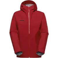 Mammut - Giacca da trekking impermeabile in GORE-TEX ePE - Crater Light HS Hooded Jacket Men Dark Red per Uomo - Taglia XL - rosso