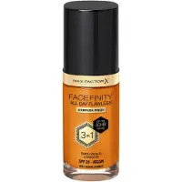 Max Factor Facefinity All Day Flawless 3 in 1 W91 Ambra calda 30ml — Fondotinta