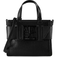 Armani Exchange per donna. XW000392AF22626UC001 Borsa tecnica nera monocromatica (OSFA), Nero, Casual, Poliuretano