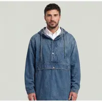 G-Star Parachute Hooded Anorak Antique Faded Artisan Wr Taglia: L | Giacche di jeans Outlet | Uomo