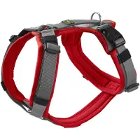 Hunter Maldon Up Imbracatura per cani (S/M, rosso/grigio)