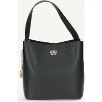 Caprice Borsa A Mano In Pelle nero — Borsa a mano