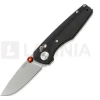 ANV Knives Coltello pieghevole A090 - Stonewash - G10, nero