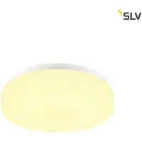 SLV LIPSY 30 Drum CW, plafoniera a LED per esterni, bianco, IP44 3000/4000K