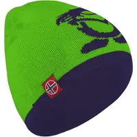 TROLLKIDS Kid's Troll Beanie Berretto Bambini (48-52 cm - 2-5 Years, verde/blu)
