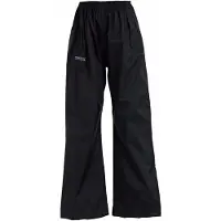 Regatta Kid's Pack-It Overtrousers Pantaloni antipioggia Bambini (2 Years, nero)