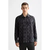 Scotch & Soda Patchwork Flannel Relaxed-fit Shirt Meteorite Patchwork Chec Taglia: S | Camicie Casual Outlet | Uomo