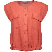 Geisha Blouse With Pockets Burned Orange Taglia: L | Magliette intime Outlet | Donna | Bianco