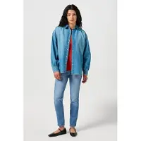 Wrangler Piper Ocean Blue Jeans Taglia: W28L34 | Pantaloni Outlet | Donna | Blu