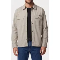 Calvin Klein Long Sleeve Utility Relaxed Overshirt Forest Fog Taglia: L | Maglie a manica lunga Outlet | Uomo