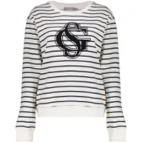 Geisha Sweat Striped Navy/off-white Taglia: XS | Maglie a manica lunga Outlet | Donna | Blu