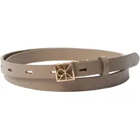 Calvin Klein Emblem Buckle All-over Print Belt Desert Taupe/antique Light Taglia: 70 | Cinture Outlet | Donna | Nero