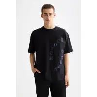 Scotch & Soda Loose Fit Applique T-shirt Meteorite Taglia: XXL | T-shirt stampate Outlet | Uomo