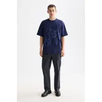 Scotch & Soda Melange Cotton-blend Relaxed Straight Fit Cargo Grey Melange Taglia: S | Pantaloni cargo Outlet | Uomo | Grigio