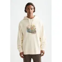 Scotch & Soda Loose Fit Embroidered Artwork Hoodie Eggnog Taglia: M | Felpe con cappuccio Outlet | Uomo