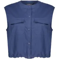 Geisha Gilet Drawstring Ink Blue Taglia: L | Gilet Outlet | Donna | Blu