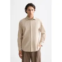 Scotch & Soda Lightweight Flannel Checked Shirt Plaza Taupe Check Taglia: XXL | Camicie Casual Outlet | Uomo | Nero