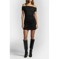 Guess Marciano By Alva Off Shoulder Dress Jet Black Taglia: 44 | Abiti Mini Outlet | Donna | Nero