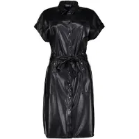 Geisha Dress Pu Black Taglia: S | Abiti in T-Shirt Outlet | Donna | Nero