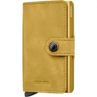 Secrid Unisex Miniwallet Vintage Yellow Taglia: OS | Portafogli Outlet | Unisex | Giallo