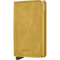 Secrid Unisex Slimwallet Vintage Yellow Taglia: OS | Portafogli Outlet | Unisex | Giallo