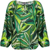 Geisha Top Ecru/green Taglia: S | Maglie a manica lunga Outlet | Donna | Marrone